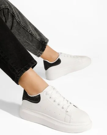 Sneakers dama Almenira albi