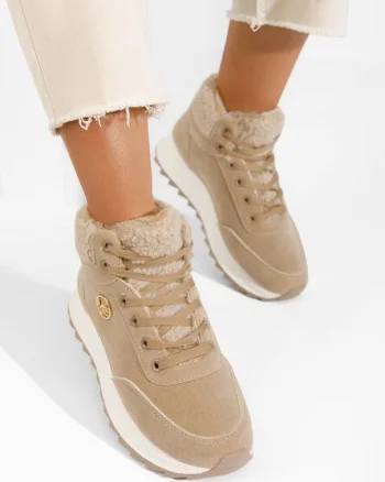 Sneakers dama imblaniti Avilma kaki