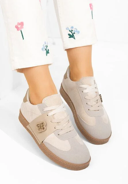 Sneakers dama Kathea bej