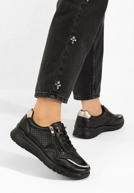 Sneakers dama Vernisa negri