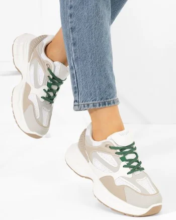 Sneakers dama Elsana bej