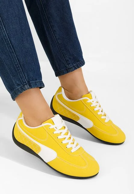 Sneakers dama Midysa galbeni