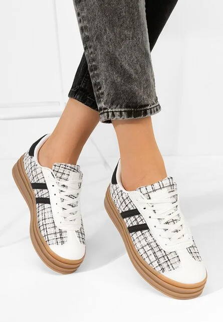Sneakers dama Fonda albi