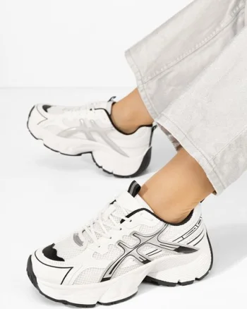 Sneakers dama Epifania albi