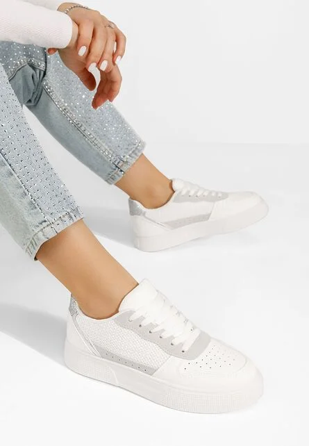 Sneakers dama Merlyna albi