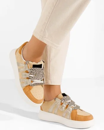 Sneakers dama Tommy kaki