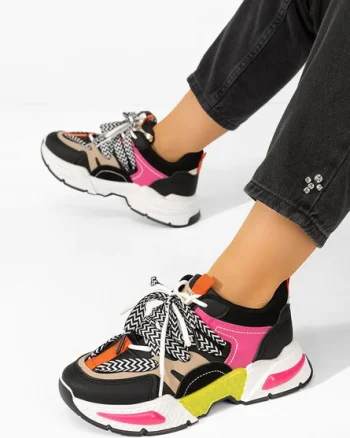 Sneakers dama Celora negri