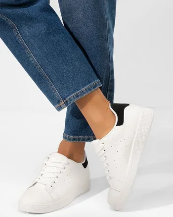 Sneakers dama Nelivana albi