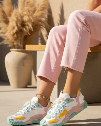 Sneakers dama Calistra multicolori