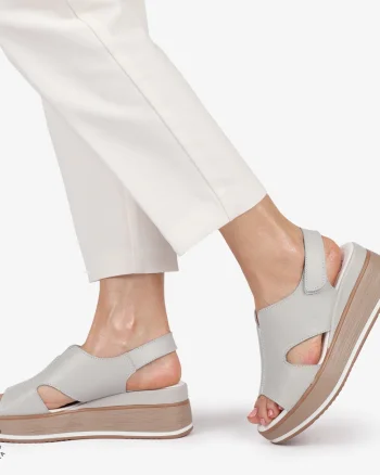 SAndale DAMA SPORT DIN PIELE NATURALA CU INCHIDERE SCAI CRL1410 GRI