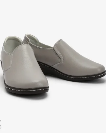 Mocasini Dama din Piele naturală CRL0118 GRI