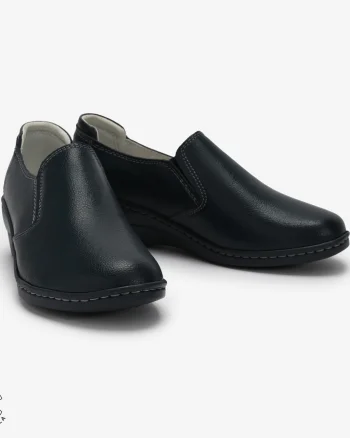 Mocasini Dama din Piele naturală CRL0118 NAVY