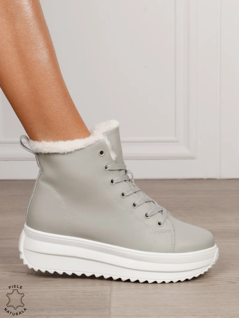 Ghete Dama IMBLANITE DIN Piele Naturala CRL1298 BARILA