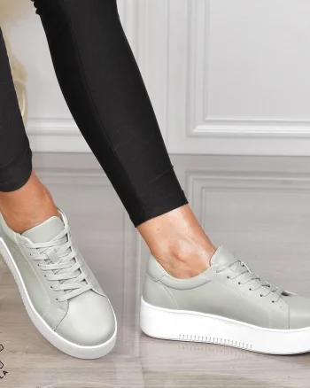 Pantofii casual piele naturala CU SIRET CRL1455 BARILLA