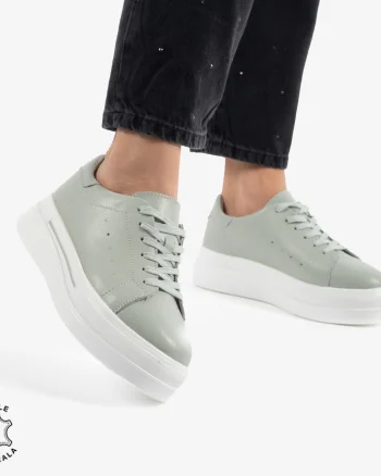 PANTOFI CASUAL DE DAMA DIN PIELE NATURALA CRL0769 barilla