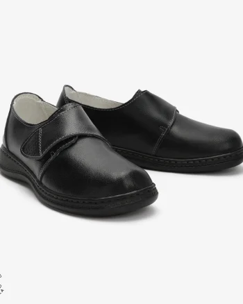 Mocasini dama din Piele naturală CRL0017 Negru