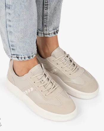 Pantofi CASUAL PIELE NATURALA CU INCHIDERE SIRET CRL1295 BEJ