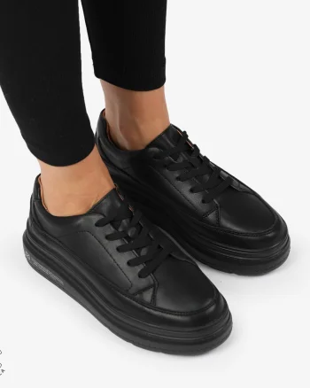 Pantofi CASUAL PIELE NATURALA CRL1271 Negru