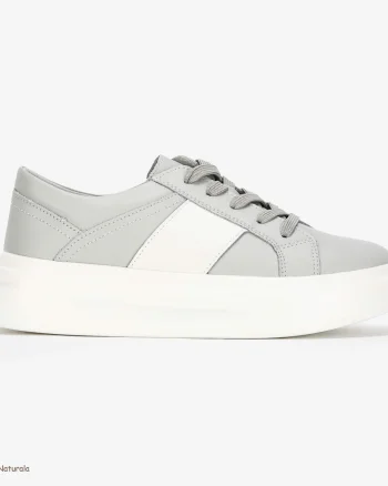 Pantofi Casual de dama din Piele naturala respirabili și ușori CRL0490 Gri
