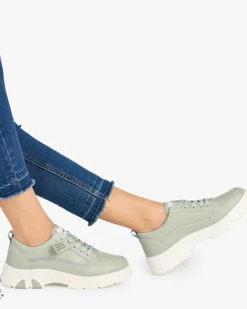 Pantofi Casual de dama din Piele Naturala COMODE CU MODEL CRL1218 BARILLA