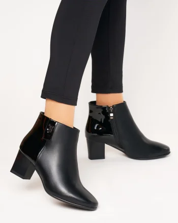 Botine dama din Piele EcologIca CRL1323 NEGRU