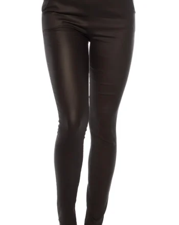 Pantaloni de dama lungi mulati negri cu talie inalta Aryma