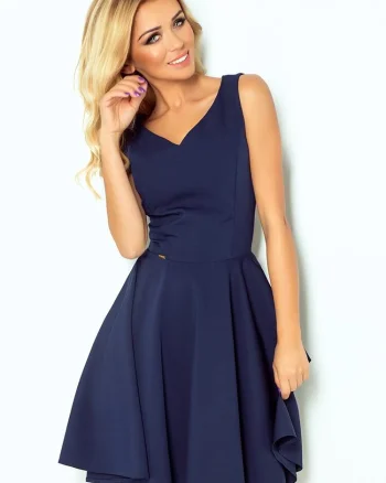 Rochie scurta bleumarin baby doll Lona