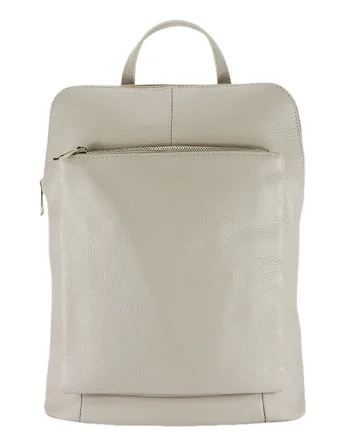 Rucsac crem din piele naturala 2 in 1 1441 123