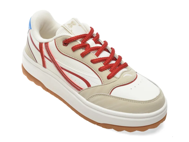 Pantofi sport ANTA albi, 2638035, din piele ecologica