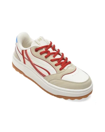 Pantofi sport ANTA albi, 2638035, din piele ecologica