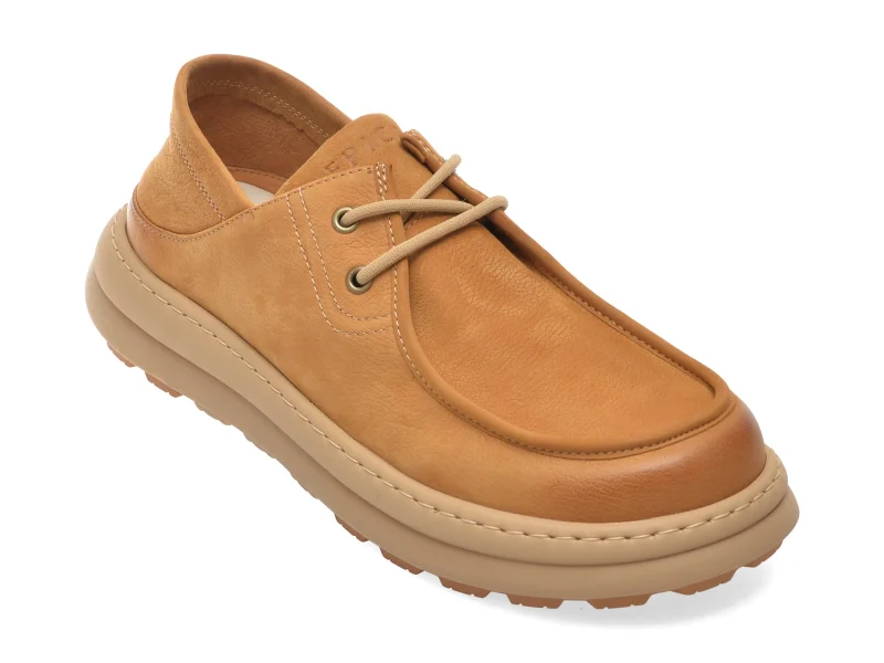 Mocasini EPICA maro, 1600, din piele naturala