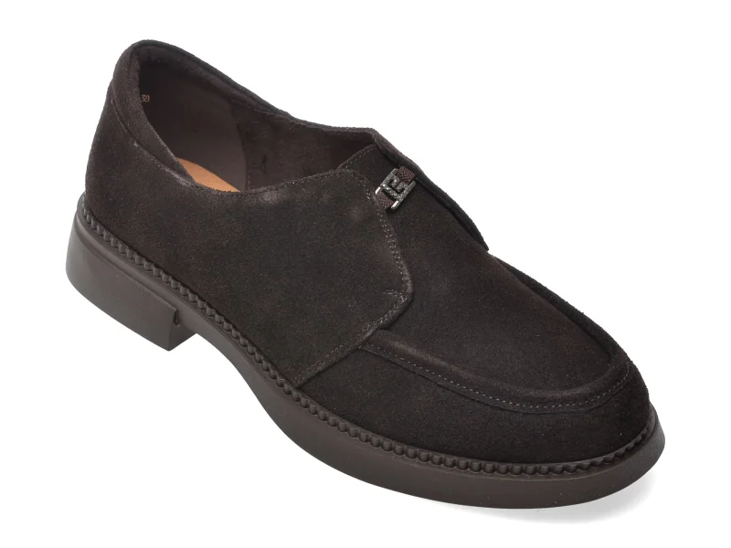 Pantofi FLAVIA PASSINI maro, V1207, din piele intoarsa