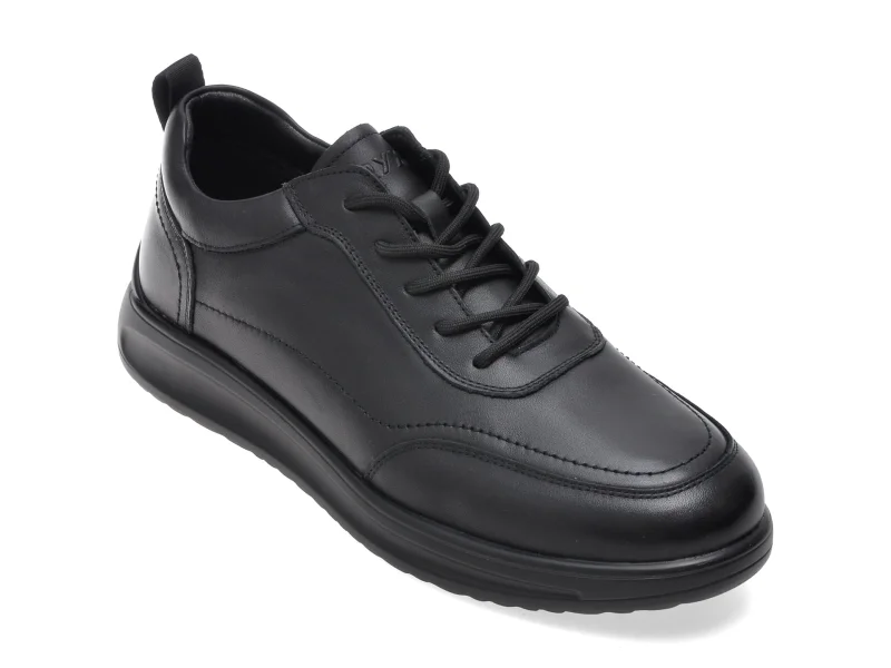 Pantofi GRYXX negri, SG1, din piele naturala