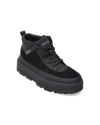 Ghete GRYXX negre, 80061, din piele naturala