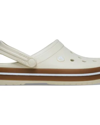 Saboti Crocs Crocband Gum Clog Bej - Summit White