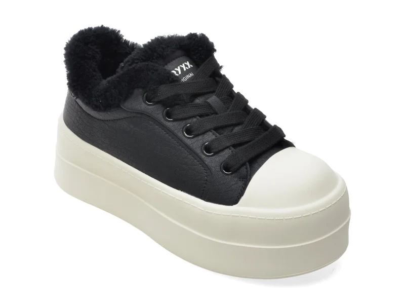 Pantofi sport GRYXX negri, 9727, din piele naturala