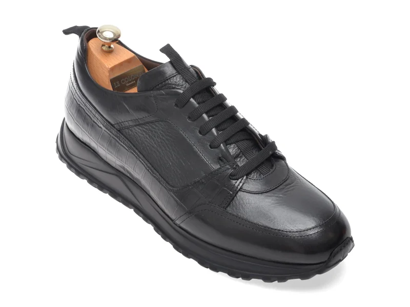 Pantofi sport LE COLONEL negri, 643138, din piele naturala