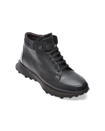 Ghete LE COLONEL negre, 66763, din piele naturala