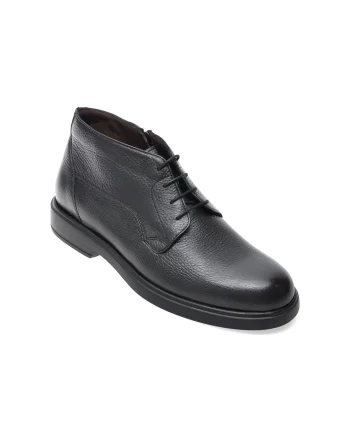 Ghete elegante LE COLONEL negre, 71707, din piele naturala