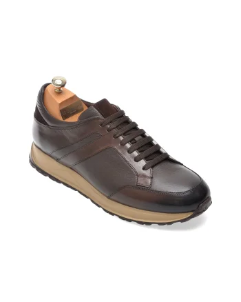 Pantofi sport LE COLONEL maro, 643145, din piele naturala