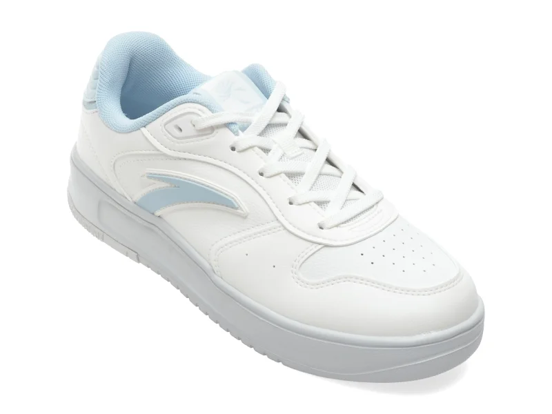 Pantofi sport ANTA albi, 2638011, din piele ecologica