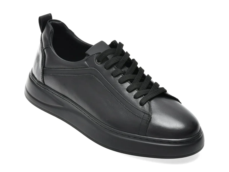 Pantofi sport GRYXX negri, HRZ1995, din piele naturala