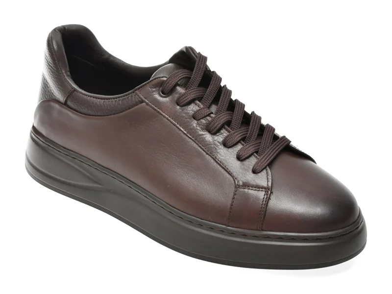 Pantofi sport GRYXX maro, HRZ705, din piele naturala