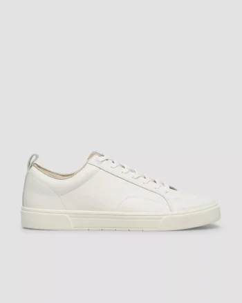 s.Oliver Sneakers barbati, casual din piele naturala, Alb (SELECTATI MARIMEA: 41)