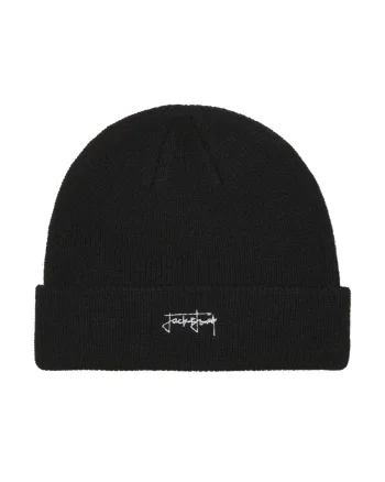 Jack & Jones Caciula barbati, cu logo, JACSEAN, Negru (SELECTATI MARIMEA: Universala)