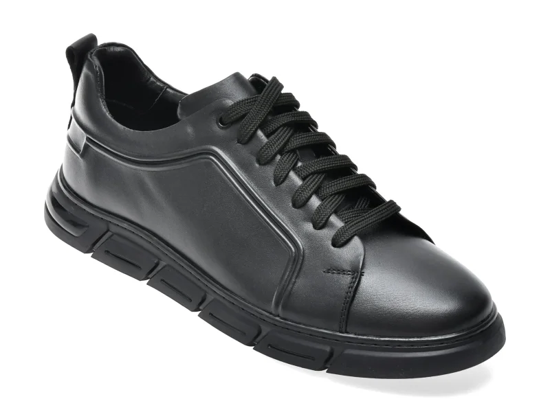 Pantofi sport GRYXX negri, BF879, din piele naturala
