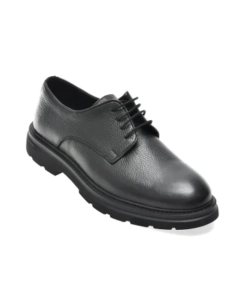 Pantofi eleganti BITE THE BULLET negri, FH411, din piele naturala