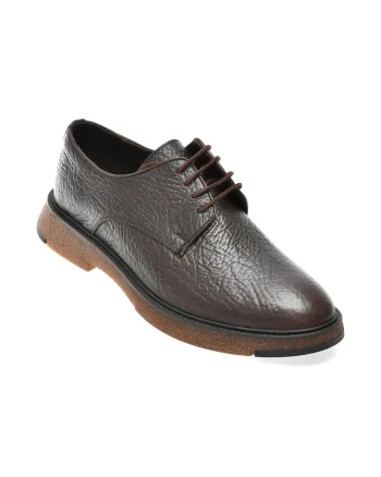 Pantofi eleganti OTTER maro, FHEL411, din piele naturala