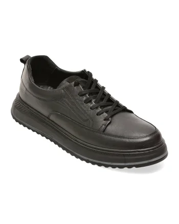 Pantofi sport GRYXX negri, BS4150, din piele naturala