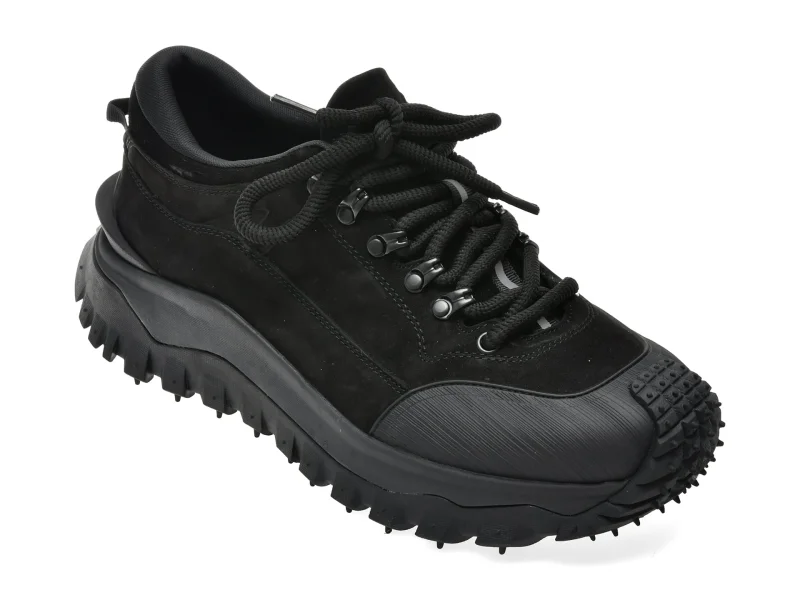 Ghete GRYXX negre, 690036, din piele naturala
